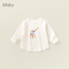 Elfairy儿童可爱卡通长袖T恤男童女童卫衣婴幼儿纯棉上衣宝宝春装