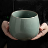 茶洗缸陶瓷茶渣缸茶叶废水缸大号桌面倒茶水盅洗茶具盆茶钵建水盂
