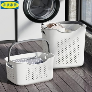 IKEA宜家脏衣篓家用卫生间浴室洗衣篮子洗澡放干净衣服神器收纳筐