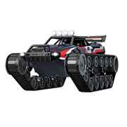 儿童遥控坦克车高速漂移男孩履带攀爬玩具充电动超大号喷雾越野车