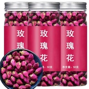 玫瑰花茶干玫瑰特级平阴玫瑰花茶非云南大朵玫瑰花罐装