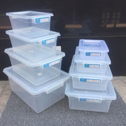 长方形加大号保鲜盒大容量收纳盒厨房酒店保鲜盒标签保鲜盒标识盒