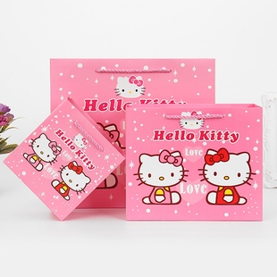 HelloKitty纸袋 高档纸质袋手提袋 儿童节包装礼物袋卡通纸袋