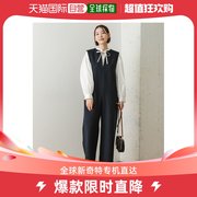 日本直邮fbyrosso女士针织，风格宽松连体裤，春秋温暖覆盖体型