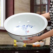 家用陶瓷手绘超大碗特大碗汤碗菜碗大号鱼盆和面盆店饭店商用碗1