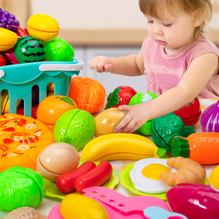 切切乐玩具2023宝宝切水果蔬菜女孩儿童过家家厨房套装小孩益智6