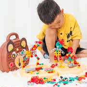 儿童拧螺丝钉组装玩具益智拆卸拼装工具箱套装电钻宝宝动手