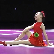 儿童舞蹈练功服裙子中国姑娘小荷风采获奖小小舞蹈家独舞表演出服