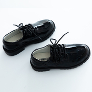 男童黑色皮鞋夏季校园表演鞋2021春秋学生透气儿童鞋六一演出单鞋