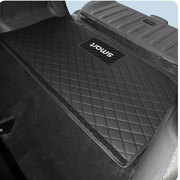 适用09-14老款奔驰smart汽车皮革后备箱垫行李箱防护保护垫子451