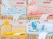 全棉可拆洗婴儿床围五件套床上用品套件可变睡袋秋冬宝宝棉花被