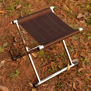 橦树桥便携折叠高凳不锈钢椅子马扎钓鱼小板凳手提简约结实收纳凳