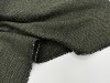 垂感加厚全羊毛 墨绿色人字纹彩点岗花毛料毛呢布料大衣外套面料