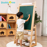 实木儿童小黑板家用支架式宝宝涂鸦可擦磁性画画板幼儿画架写字板