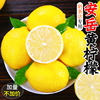 四川安岳黄柠檬(黄柠檬)新鲜皮薄一级无籽香水，鲜甜现摘青柠檬水果5斤