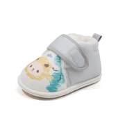 初生婴儿鞋冬款6到12个月小鞋子，婴儿棉鞋加绒保暖男宝1岁宝宝冬鞋