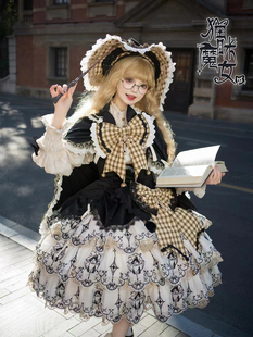 Br荆棘玫瑰原创设计 特别款 猫咪魔女 JSK定金预约 Lolita洋装