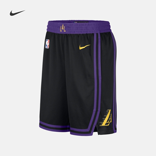 Nike耐克2023/24赛季洛杉矶湖人队NBA男子速干短裤夏季DX8706
