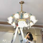 雅宫(yagong)欧式水晶吊灯客厅卧室，餐厅灯现代简约大厅吸吊两