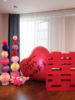 结婚场景爱心铝膜气球订婚宴，布置浪漫求婚房网红心形室内装饰套餐