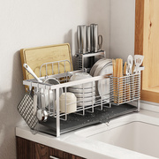 不锈钢碗架沥水架厨房碗筷碗盘洗碗池洗碗架晾碗架收纳窄款碗碟架