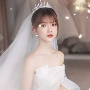 女18岁生日成人礼物新娘结婚头饰热巴同款超仙水晶王冠发饰品