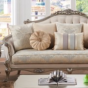 法式布艺沙发123组合 实木雕花豪华F大户型欧式客厅 整装简欧家具