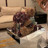 520情人节生日礼物永生花泰迪熊，玫瑰小熊花束抱抱桶摆件送女朋友