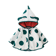 婴儿斗篷0-4岁幼儿童男女宝宝披风，洋气外套披肩，秋冬款外出小坎肩
