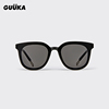 GUUKA潮牌黑灰色墨镜男夏季 情侣嘻哈时尚黑科技太阳眼镜防紫外线