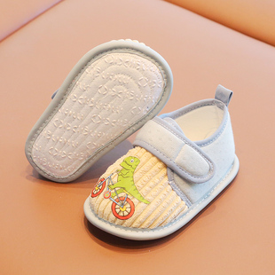 1岁宝宝春季鞋子婴儿步前鞋软底，男宝布鞋8个月，宝宝鞋婴幼儿单鞋女