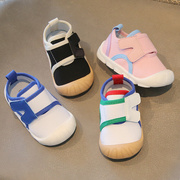 春秋季婴儿鞋网鞋男宝宝软底，学步鞋女童，防滑透气童鞋机能鞋1-3岁2