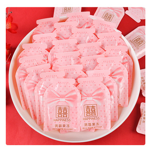 TITO蒟蒻果冻小包装白桃味散装结婚庆喜冻喜糖高颜值伴手礼小零食
