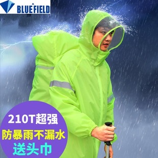 户外多功能登山徒步超轻骑行背包连体雨衣，雨披背罩防水套男女