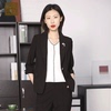 宗洋zongyang女装，2023春夏外套西服上衣常规，黑色小西装8550