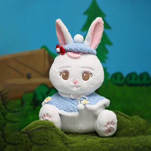 方特毛绒玩具熊出没(熊，出没)暖冬时光系列雪熊凯特坐姿公仔团子兔子玩偶