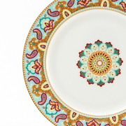 隆达骨瓷微瑕法式复古餐盘唐山骨瓷餐具轻奢好看的盘子金边艺术盘