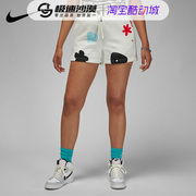 Nike耐克女裤夏季Air Jordan运动休闲舒适透气印花短裤DQ4610