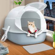 猫砂盆全封闭式猫厕所特大超大号，防外溅带砂小幼猫沙屎盆猫咪用品