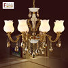 天然云石灯具复古欧式美式客厅，餐厅高端大气，餐厅书房家用全铜吊灯