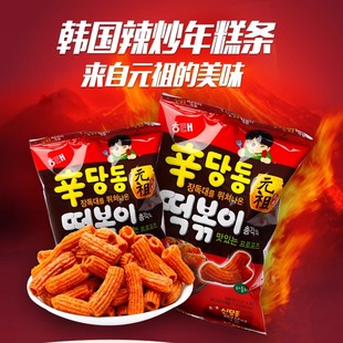 海太辣炒年糕条110克韩国进口食品甜辣味网红袋休闲好吃零食