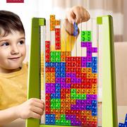 俄罗斯方块益智玩具儿童3d立体积木，拼图3到6岁以上男女孩思维训练