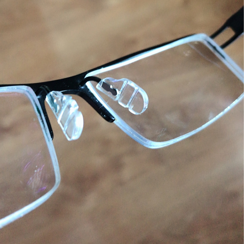 豪华眼镜鼻托光学近视框架，鼻垫一字型底部插入式托叶，防滑雅致配件