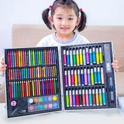 儿童水彩笔绘画套装礼盒，画笔蜡笔小学生美术用品，t画板彩色铅