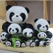 可爱仿真熊猫公仔国宝大熊猫毛绒玩具睡觉抱枕小号布娃娃玩偶