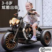 儿童摩托车小孩电动车超大号，3-4-5-10岁以上玩具小车，男女宝宝机车