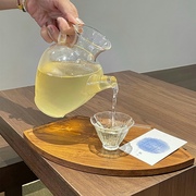 日式ins耐热玻璃花茶壶水果茶壶，泡茶壶下午茶茶具套装凉水壶扎壶