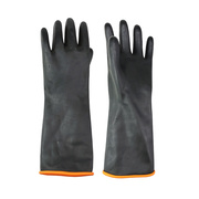 北塔牌乳胶手套，加长加厚工业乳胶，手套耐酸碱手套劳保手套