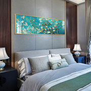 新中卧式室装饰画晶瓷画床头挂画有框画现代简约客厅壁画沙发背景