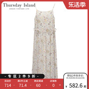 Thursday Island星期四岛屿23印花吊带连衣裙T234MOP256W商场同款